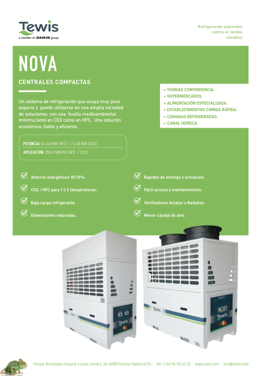 TEWIS catálogo general español inglés