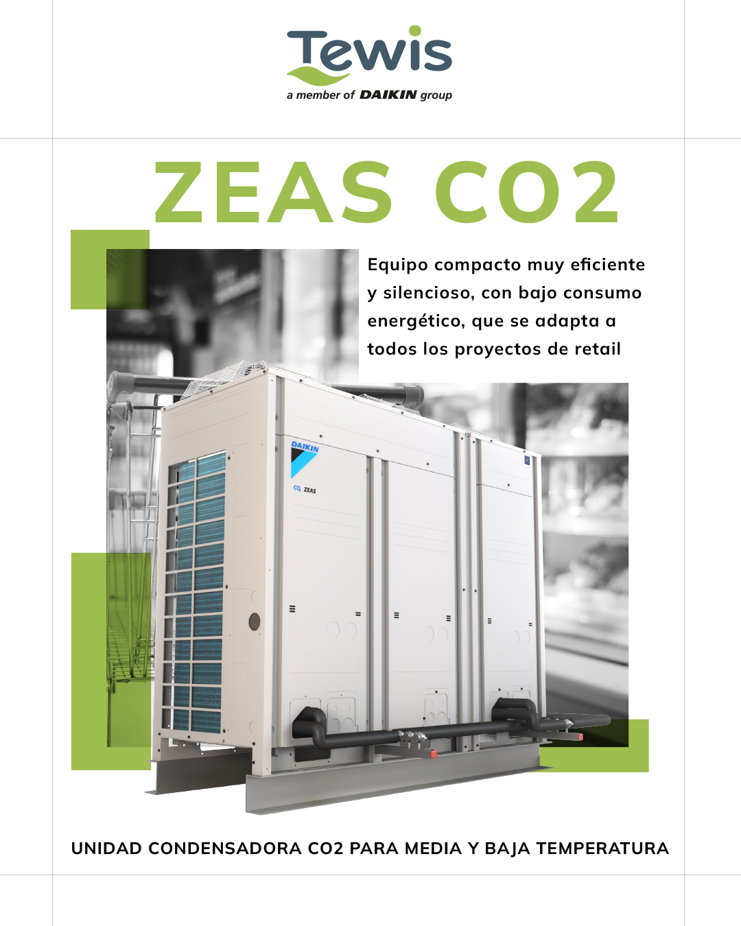 la imagen del equipo Zeas CO2 de Tewis Daikin