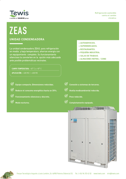 TEWIS catálogo general español inglés