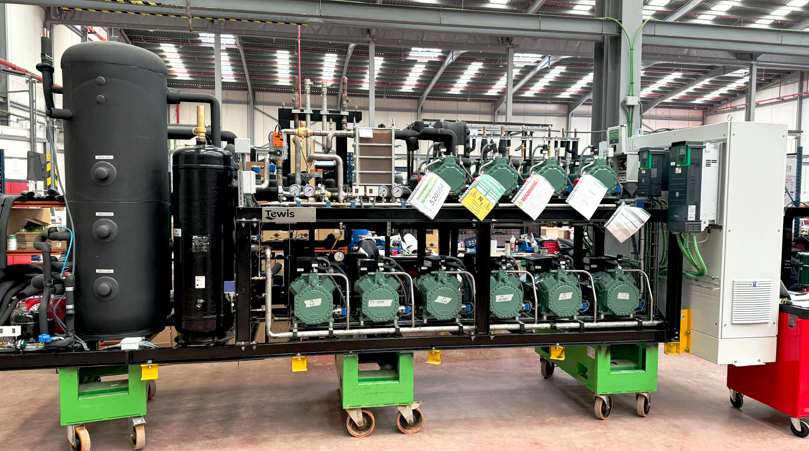 Primera central producida y terminada íntegramente en la nueva fábrica de Tewis en Náquera